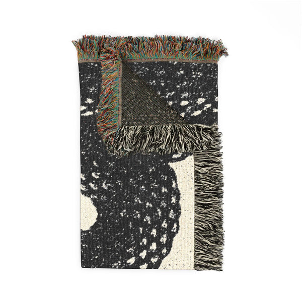 Eclectic Drawn Snake Woven Blanket