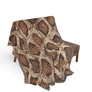 Snakeskin Woven Blanket