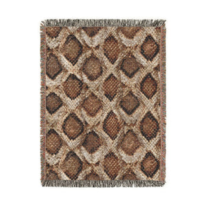 Snakeskin Woven Blanket