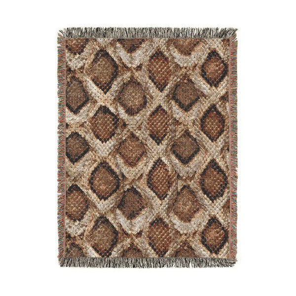 Snakeskin Woven Blanket