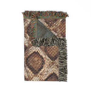 Snakeskin Woven Blanket