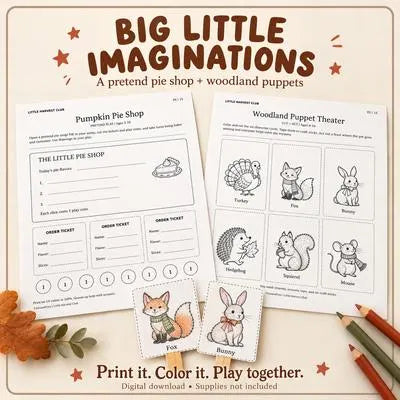 15 Thanksgiving Kids Activities Printable Bundle