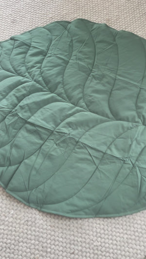 Leaf Shape Baby Quilted Floor Play Mat