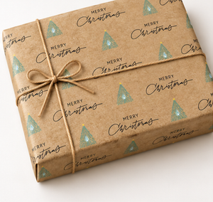 Approved kraft gift wrap mockup 1