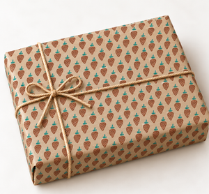 Approved kraft gift wrap mockup 10